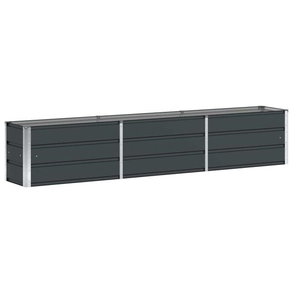 vidaXL Planter Anthracite 240 x 40 x 45 cm Steel