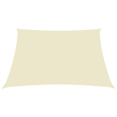 vidaXL Sunshade Sail Oxford Fabric Rectangular 3.5x4.5 m Cream