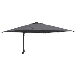 vidaXL Garden Parasol Anthracite 248.5 x 247.5 x 160 cm