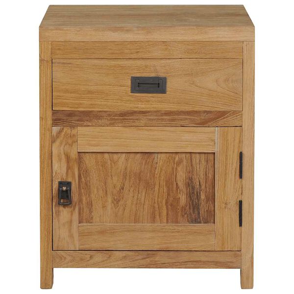 vidaXL Bedside Cabinet Solid Teak 40x30x50 cm