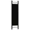 vidaXL 3-Panel Room Divider Black 120x180 cm