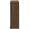 vidaXL Bathroom Wall Cabinet with Mirror Brown Oak 60x21x60 cm