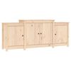 vidaXL Sideboard 164x37x68 cm Solid Wood Pine