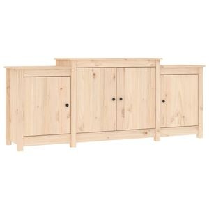 vidaXL Sideboard 164x37x68 cm Solid Wood Pine