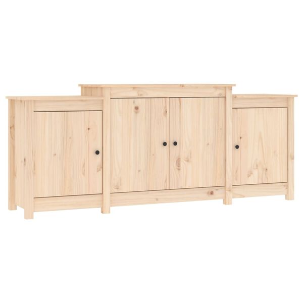 vidaXL Sideboard 164x37x68 cm Solid Wood Pine