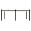 vidaXL Garden Gazebo with Retractable Roof Cream 3x6 m Aluminium