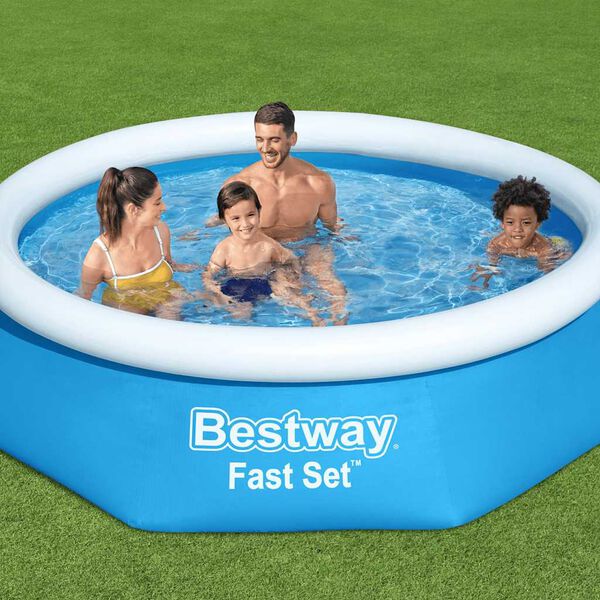 Bestway Fast Set Inflatable Swimming Pool Round 244x61 cm 57265