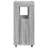 vidaXL Bar Cart Grey Sonoma 60x39.5x89 cm Engineered Wood