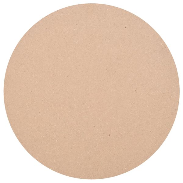 vidaXL Table Top Round MDF 500x18 mm
