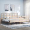vidaXL Bed Frame without Mattress 200x200 cm Solid Wood
