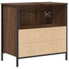 vidaXL Bathroom Basin Cabinet Brown Oak 60x34.5x60 cm
