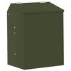 vidaXL Rabbit Feeder Olive Green 33.5 x 25.5 x 45.5 cm
