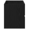 vidaXL Bathroom Sink Cabinet with Drawer Black Oak 80 x 38.5 x 45 cm