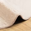 vidaXL Rug HUARTE Short Pile Soft and Washable Beige &Oslash; 160 cm