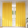 vidaXL Blackout Curtains with Rings 2 pcs Mustard Yellow 225 x 140 cm