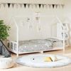 vidaXL Kids Bed Frame White 90x200 cm Solid Wood Pine