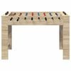 vidaXL Foosball Table Sonoma Oak 125 x 60.5 x 80 cm Engineered Wood