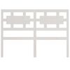 vidaXL Bed Headboard White 185.5x4x100 cm Solid Wood Pine