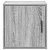 vidaXL Garage Wall Cabinet Grey Sonoma Engineered Wood