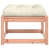 vidaXL Garden Footstool with Cushions Solid Wood Douglas