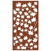 vidaXL Garden Wall Decoration 105x55 cm Corten Steel Maple Leaf Design