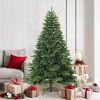 vidaXL Artificial Hinged Christmas Tree Green 180 cm PVC, PE and steel
