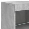 vidaXL Sideboard with LED Lights Concrete Grey 81x37x67 cm