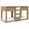 vidaXL Bunk Bed for Kids Artisan Oak 80 x 200 cm Engineered Wood