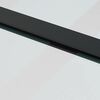 vidaXL Sliding Door with Hardware Set Black 76x205 cm ESG Glass