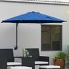 vidaXL Garden Parasol Azurblau 248 x 248 x 148 cm Polyester and Steel
