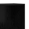 vidaXL Bookshelf Black Oak 60 x 30 x 114 cm Engineered Wood