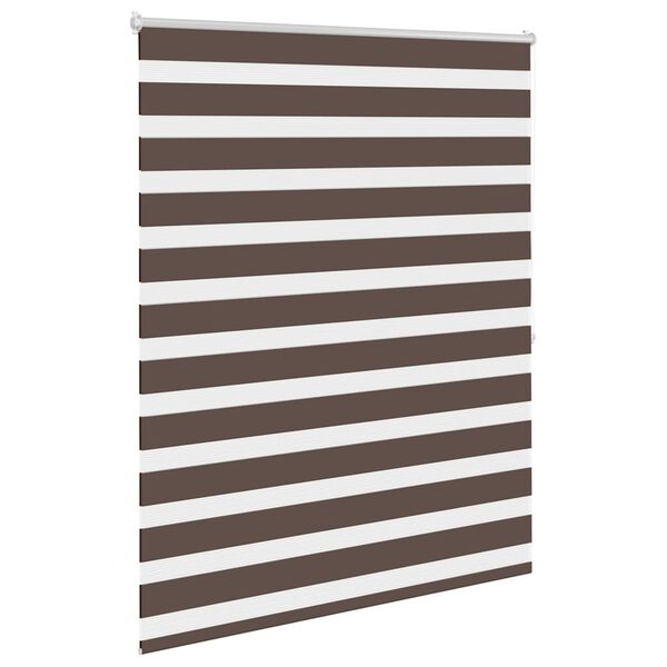 vidaXL Zebra Blind 120 x 175 cm Coffee