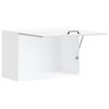 vidaXL Kitchen Wall Cabinet Lucca White Engineered Wood