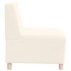 vidaXL Modular Sofa Unit Armless 2 pcs Cream 55 x 74 x 82 cm