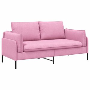 vidaXL 2-Seater Sofa Pink 188 x 81 x 89 cm Fabric