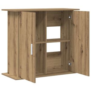 vidaXL Aquarium Stand Artisan Oak 81x36x73 cm Engineered Wood