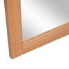 vidaXL Wall Mirror Solid Teak 50x70 cm