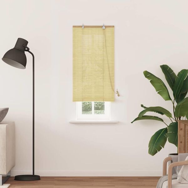 vidaXL Window Blinds & Shades Other Manual Natural Bamboo