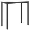 vidaXL Bar Table White 110 x 55 x 105 cm Solid Pine Wood