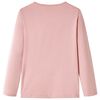 Kids' T-shirt with Long Sleeves Light Pink 92