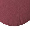 vidaXL Seat Cushions 2 pcs Wine Red &Oslash;80 x 29 cm Fabric