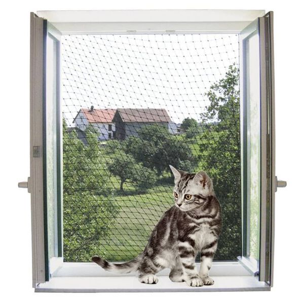 Kerbl Cat Safety Net 6x3 m Transparent
