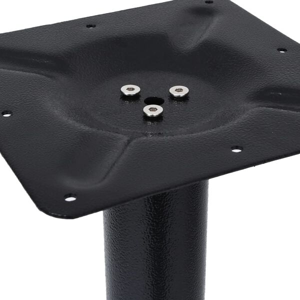 vidaXL Bistro Table Leg Black 76x76x107 cm Cast Iron