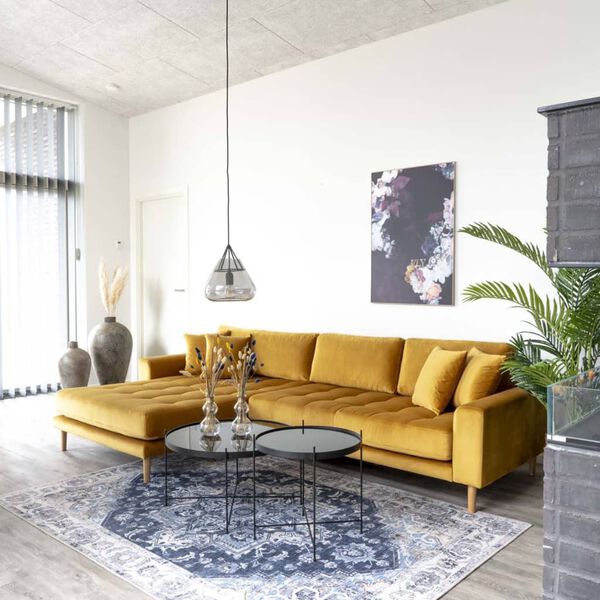 House Nordic Coffee Table Scarlett 70x40 cm Round Black