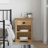 vidaXL Bedside Cabinet with Drawer BODO Honey Brown 53 x 38.5 x 67 cm