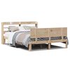 vidaXL Bed Frame with Headboard without Mattress 135x190 cm Double
