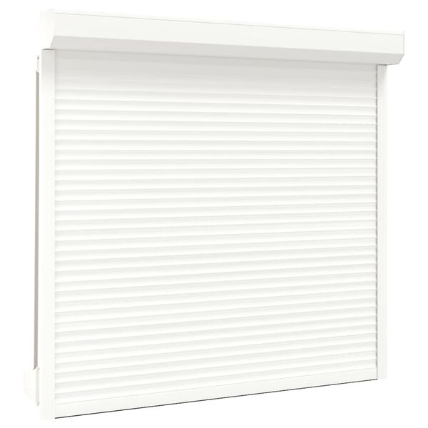vidaXL Roller Shutter Aluminium 160x150 cm White
