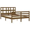 vidaXL Bed Frame without Mattress Honey Brown 140x190 cm Solid Wood