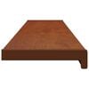 vidaXL Window Sill Brown Wood 120 x 20 x 4.5 cm PVC