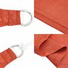 vidaXL Sunshade Sail 160 g/m&sup2; Triangular Terracotta 3.6x3.6x3.6 m HDPE